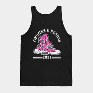 Chucks And Pearls 2021 gifts Tank Top